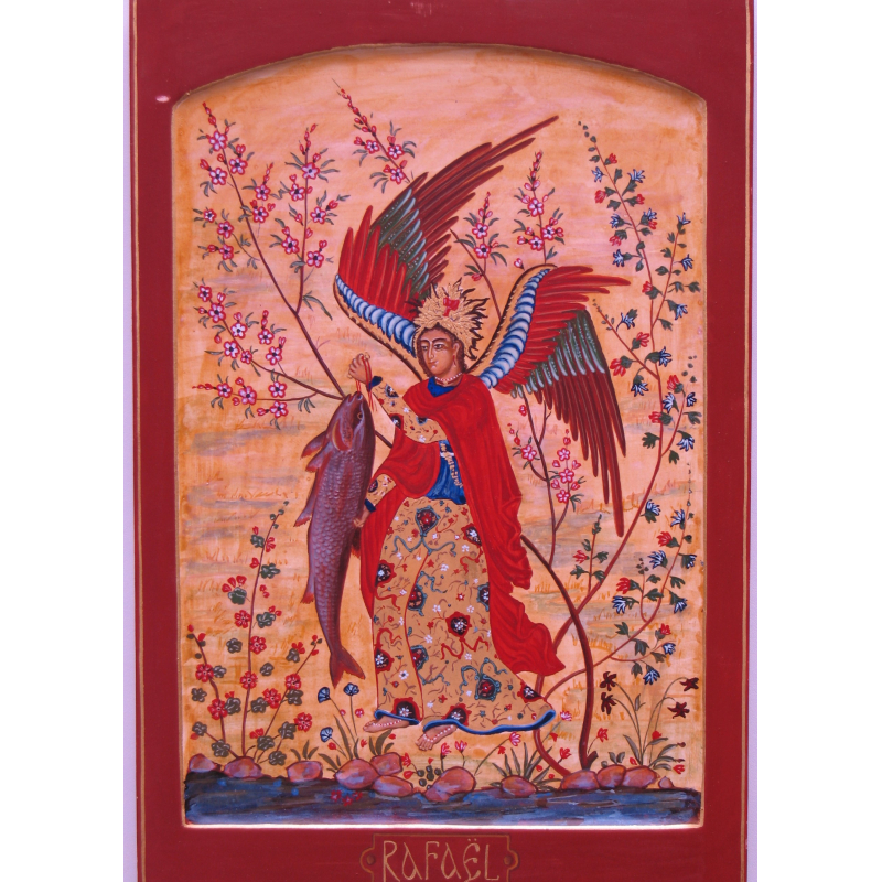 Heilige Aartsengel Raphaël met de vis